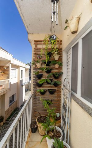 Casa de condomínio à venda com 73m², 2 quartos e 1 vaga Casa de condomínio à venda com 73m², 2 quartos e 1 vagaSacada Quarto 1