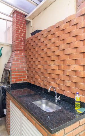 Casa de condomínio à venda com 73m², 2 quartos e 1 vaga Casa de condomínio à venda com 73m², 2 quartos e 1 vagaÁrea de Serviço - Churrasqueira