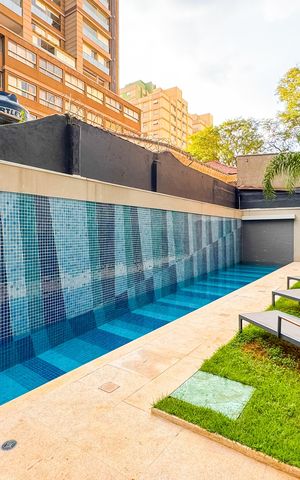Studio para alugar com 24m², 1 quarto e sem vaga Studio para alugar com 24m², 1 quarto e sem vagaPiscina