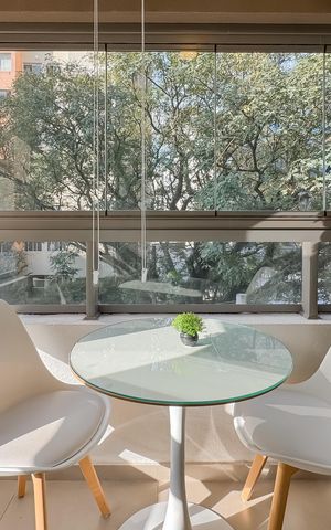 Studio para alugar com 24m², 1 quarto e sem vaga Studio para alugar com 24m², 1 quarto e sem vagaVaranda