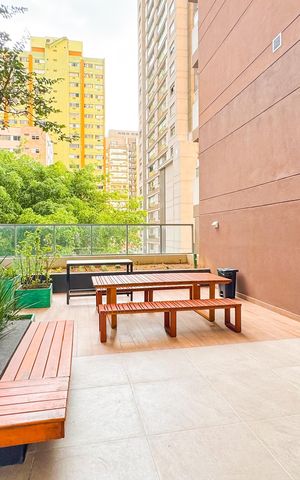 Studio para alugar com 24m², 1 quarto e sem vaga Studio para alugar com 24m², 1 quarto e sem vagaÁrea comum