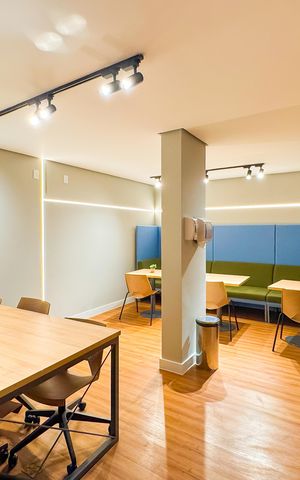 Studio para alugar com 24m², 1 quarto e sem vaga Studio para alugar com 24m², 1 quarto e sem vagaCoworking