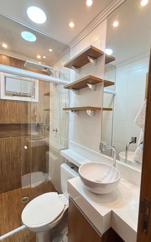 Apartamento à venda com 55m², 2 quartos e 1 vaga Apartamento à venda com 55m², 2 quartos e 1 vagaBanheiro da Suíte