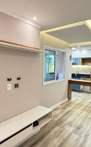 Apartamento à venda com 55m², 2 quartos e 1 vaga Apartamento à venda com 55m², 2 quartos e 1 vagaSala - Sala de Jantar