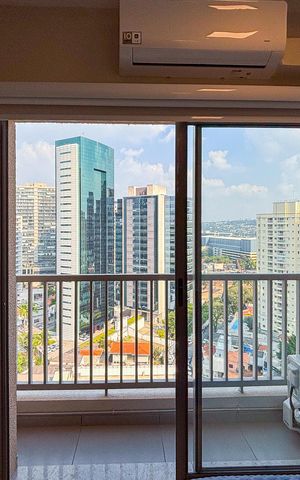 Studio para alugar com 24m², 1 quarto e sem vaga Studio para alugar com 24m², 1 quarto e sem vagaVaranda Studio