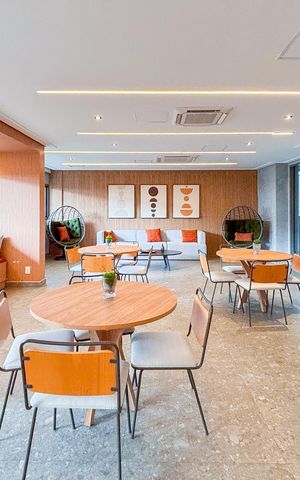 Studio para alugar com 24m², 1 quarto e sem vaga Studio para alugar com 24m², 1 quarto e sem vagaÁrea comum - Salão de festas
