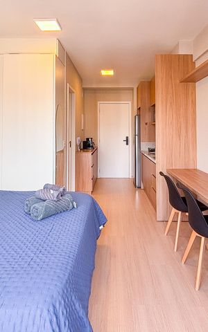 Studio para alugar com 24m², 1 quarto e sem vaga Studio para alugar com 24m², 1 quarto e sem vagaStudio