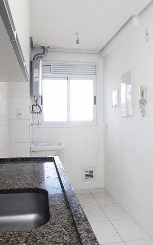 Apartamento à venda com 52m², 2 quartos e 1 vagaCozinha + Área de Serviço