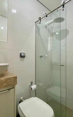 Apartamento para alugar com 420m², 4 quartos e 2 vagasBanheiro da Suíte 1