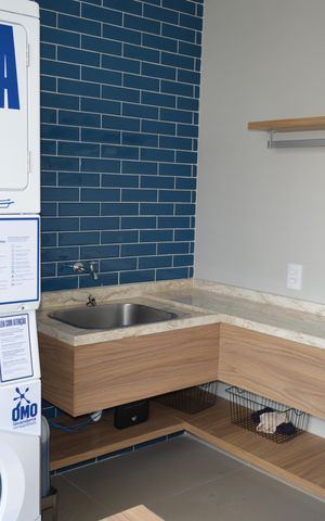 Studio para alugar com 29m², 1 quarto e sem vagaLavanderia