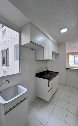 Apartamento à venda com 43m², 2 quartos e 1 vaga Apartamento à venda com 43m², 2 quartos e 1 vagaCozinha e Área de Serviço