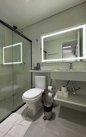 Apartamento à venda com 32m², 1 quarto e sem vaga Apartamento à venda com 32m², 1 quarto e sem vagaBanheiro social