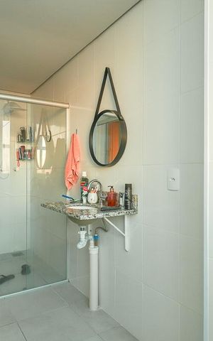 Apartamento à venda com 45m², 1 quarto e 1 vagaBanheiro