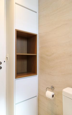Apartamento para alugar com 95m², 3 quartos e 2 vagasBanheiro da Suíte