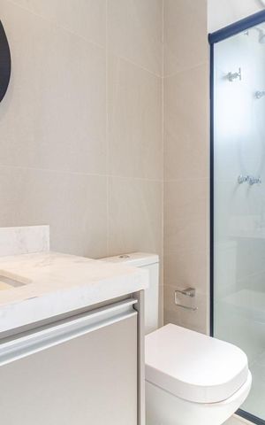 Apartamento para alugar com 73m², 2 quartos e 2 vagasBanheiro da Suíte