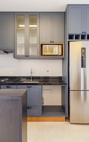 Apartamento para alugar com 73m², 2 quartos e 2 vagasCozinha