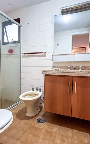 Apartamento para alugar com 40m², 1 quarto e 1 vaga Apartamento para alugar com 40m², 1 quarto e 1 vagaBanheiro da Suíte