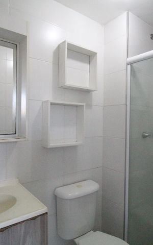 Apartamento à venda com 61m², 2 quartos e 1 vagaBanheiro