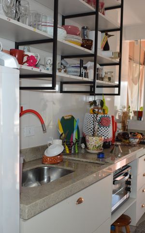 Apartamento à venda com 45m², 1 quarto e sem vagaCozinha