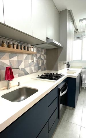 Apartamento à venda com 51m², 2 quartos e 1 vagaCozinha e Área de Serviço