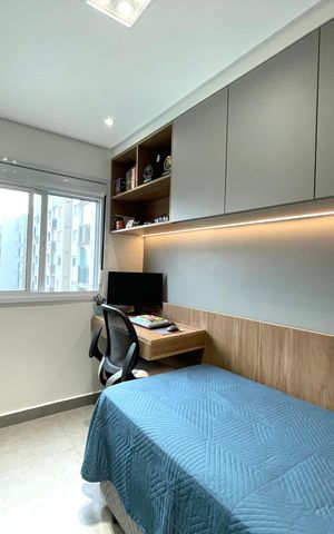 Apartamento à venda com 51m², 2 quartos e 1 vagaQuarto 2