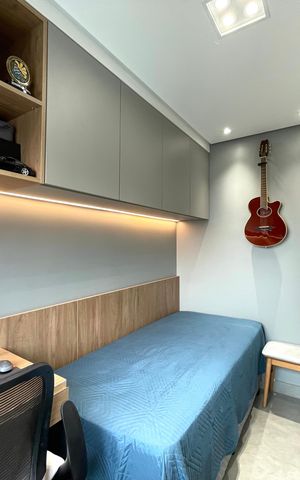 Apartamento à venda com 51m², 2 quartos e 1 vagaQuarto 2