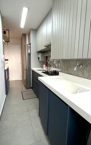 Apartamento à venda com 51m², 2 quartos e 1 vagaCozinha e Área de Serviço