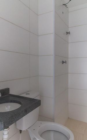 Apartamento para alugar com 51m², 2 quartos e 1 vaga Apartamento para alugar com 51m², 2 quartos e 1 vagaBanheiro
