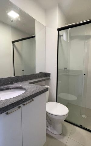 Apartamento para alugar com 40m², 2 quartos e sem vaga Apartamento para alugar com 40m², 2 quartos e sem vagaBanheiro Social