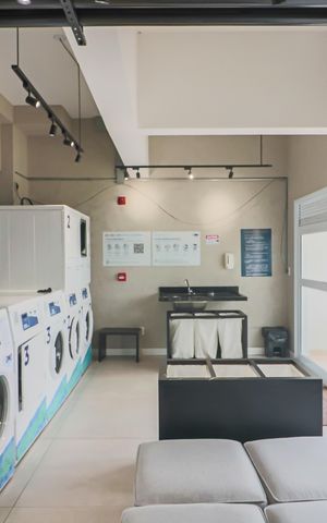 Apartamento para alugar com 40m², 2 quartos e sem vaga Apartamento para alugar com 40m², 2 quartos e sem vagaLavanderia