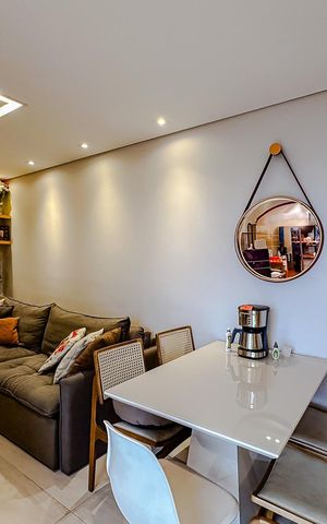 Apartamento à venda com 56m², 2 quartos e 1 vagaSala