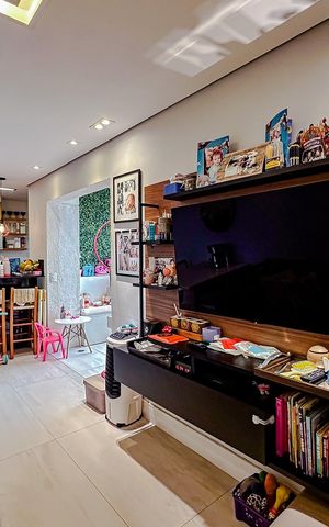 Apartamento à venda com 56m², 2 quartos e 1 vagaSala