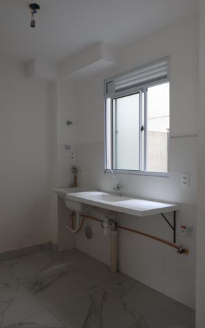Apartamento à venda com 35m², 2 quartos e 1 vagaCozinha e Área de Serviço