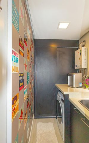 Apartamento à venda com 107m², 2 quartos e 1 vaga Apartamento à venda com 107m², 2 quartos e 1 vagaÁrea de Serviço