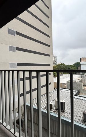 Studio à venda com 24m², 1 quarto e sem vaga Studio à venda com 24m², 1 quarto e sem vagaVaranda