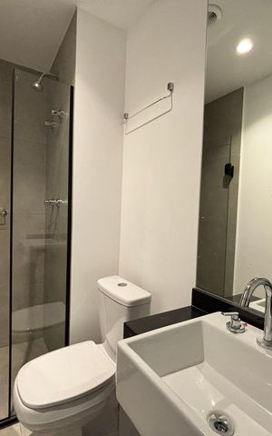 Studio à venda com 24m², 1 quarto e sem vaga Studio à venda com 24m², 1 quarto e sem vagaBanheiro
