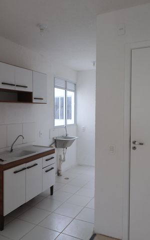 Apartamento à venda com 41m², 2 quartos e 1 vagaCozinha e Área de Serviço