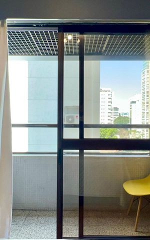 Studio à venda com 30m², 1 quarto e 1 vaga Studio à venda com 30m², 1 quarto e 1 vagaVaranda