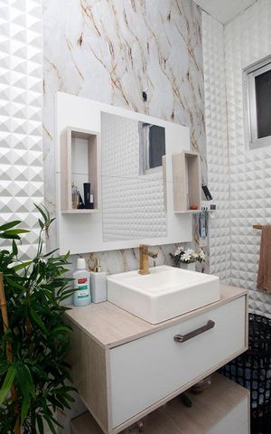 Apartamento à venda com 78m², 3 quartos e sem vagaBanheiro