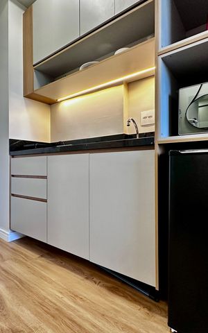 Studio à venda com 19m², 0 quarto e sem vaga Studio à venda com 19m², 0 quarto e sem vagaCozinha