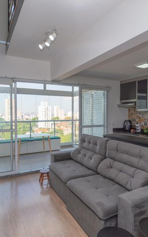 Apartamento à venda com 65m², 1 quarto e 1 vagaSala