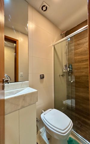 Apartamento à venda com 144m², 4 quartos e 1 vaga Apartamento à venda com 144m², 4 quartos e 1 vagaBanheiro social 2