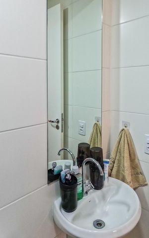 Apartamento para alugar com 33m², 2 quartos e sem vaga Apartamento para alugar com 33m², 2 quartos e sem vagaBanheiro Social