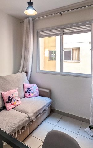 Apartamento para alugar com 33m², 2 quartos e sem vaga Apartamento para alugar com 33m², 2 quartos e sem vagaSala