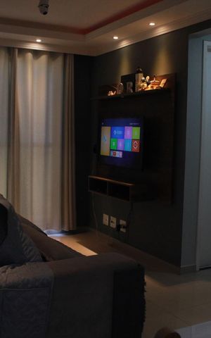 Apartamento à venda com 58m², 2 quartos e 2 vagas Apartamento à venda com 58m², 2 quartos e 2 vagasSala