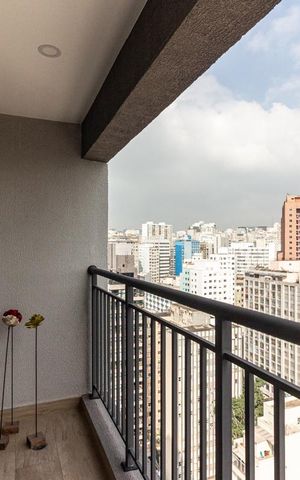 Studio à venda com 26m², 1 quarto e sem vaga Studio à venda com 26m², 1 quarto e sem vagaVaranda do Studio