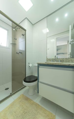 Apartamento para alugar com 146m², 3 quartos e 2 vagasBanheiro da Suíte 2