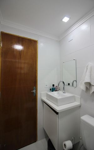 Casa à venda com 100m², 2 quartos e 1 vagaBanheiro Social