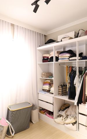 Apartamento à venda com 62m², 3 quartos e 1 vagaCloset da suíte