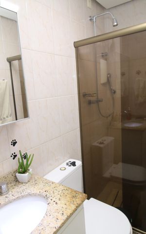 Apartamento à venda com 80m², 2 quartos e 1 vagaBanheiro da Suíte